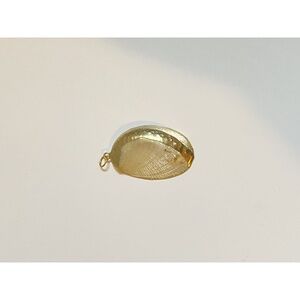 Vintage Real Shell Gold-Toned Pendant